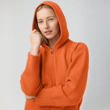 Load image into Gallery viewer, Cashmere Zip Up Hoodie
