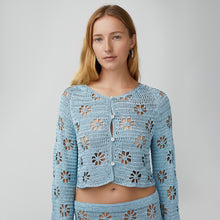 Load image into Gallery viewer, Floral Crochet Cardigan
