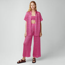 Load image into Gallery viewer, Short Sleeve Patchwork Shirt
