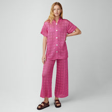 Load image into Gallery viewer, Short Sleeve Patchwork Shirt
