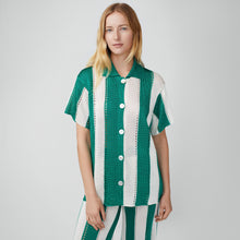 Load image into Gallery viewer, Cabana Stripe Short Sleeve Shirt
