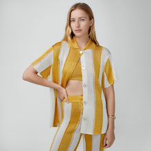 Load image into Gallery viewer, Cabana Stripe Short Sleeve Shirt
