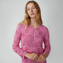 Load image into Gallery viewer, Floral Crochet Cardigan
