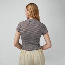 Load image into Gallery viewer, Micro Stripe Short Sleeve Cardigan

