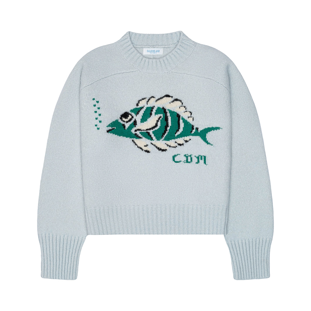 Cashmere Hawaiian Fish Pullover