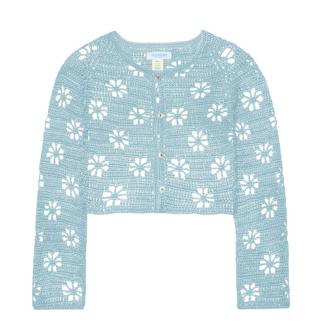 Floral Crochet Cardigan