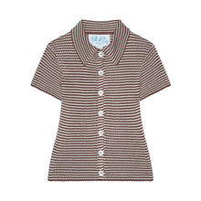 Load image into Gallery viewer, Micro Stripe Short Sleeve Cardigan
