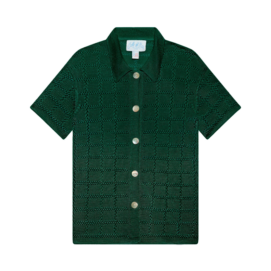 Short Sleeve Patchwork Shirt